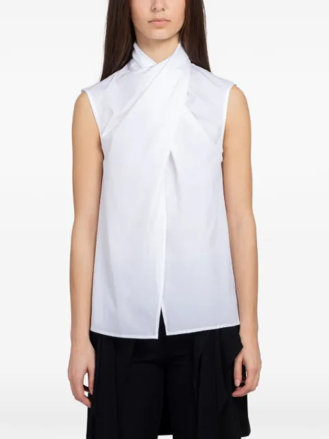 Beaufille Calla crossover sleeveless blouse