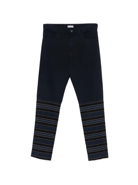 Romeo Gigli Pre-Owned 1990s pattern-print cotton trousers