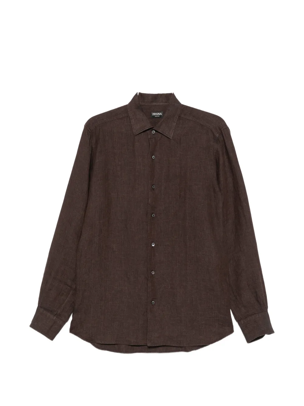 Zegna linen shirt - Braun