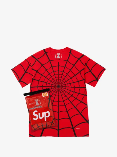 Supreme Hanes Spider-Man graphic-print T-shirt