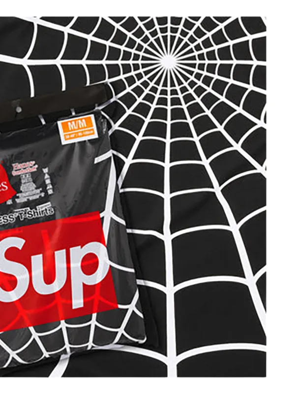 Supreme x Hanes Spider-Man Tagless T-shirt (set Of two) | Black