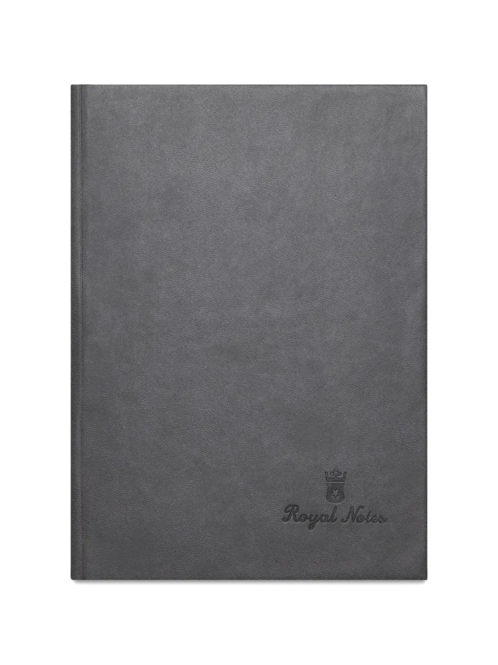 Hide&Jack Royal Notes logo-debossed notebook | Grey | Image 1