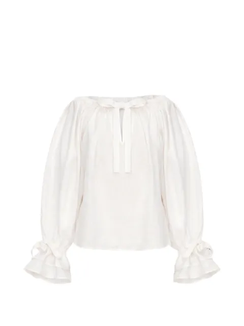 Sleeper Cha-Cha billowy-sleeves blouse