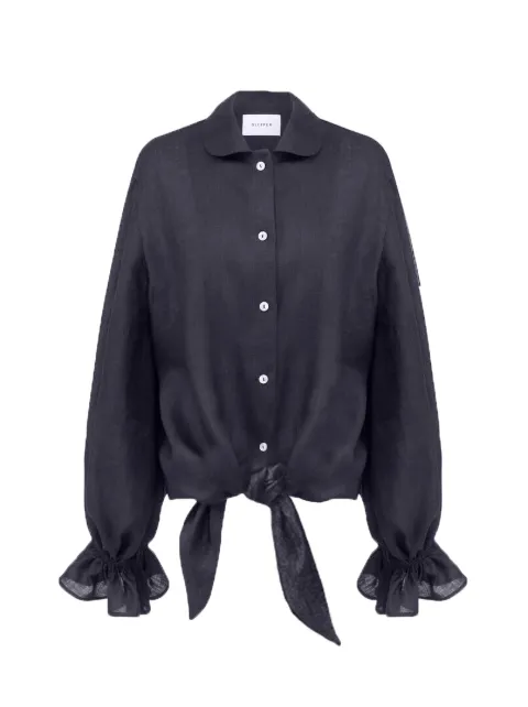 Sleeper Ramba linen loungewear shirt