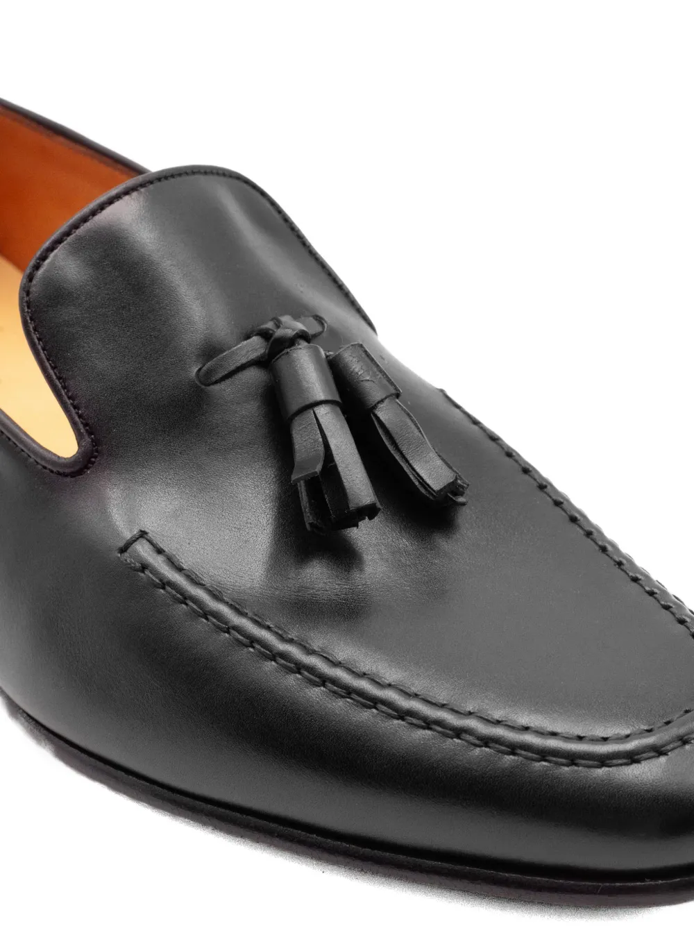 Berwick Shoes round-toe tassel-detail loafers Zwart