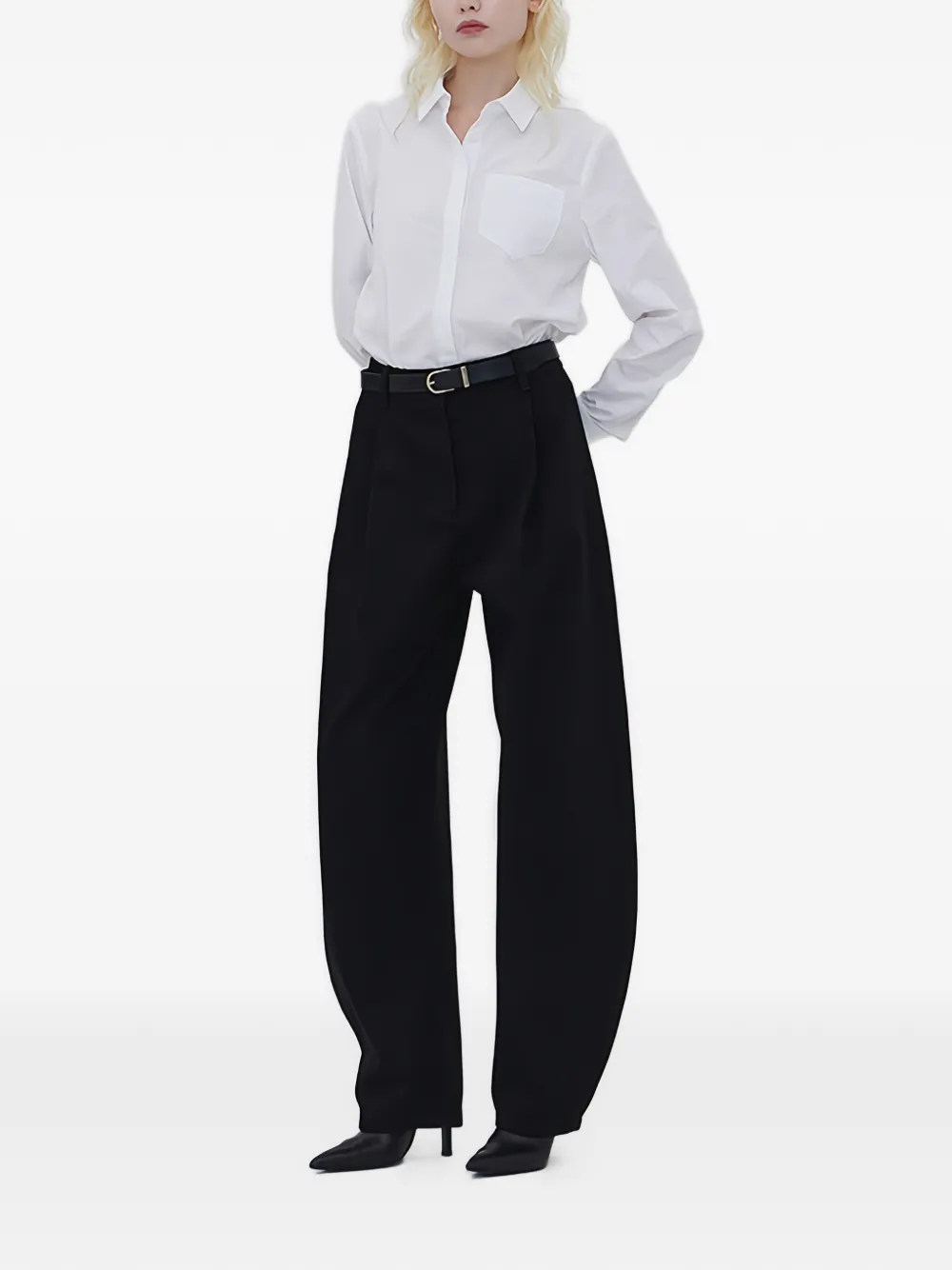 Juun.J Geplooide broek Zwart
