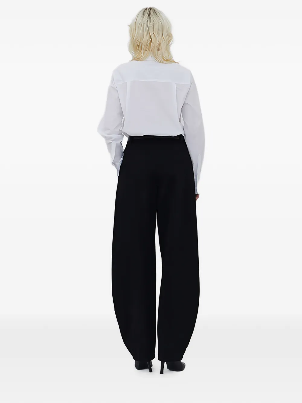 Juun.J Geplooide broek Zwart