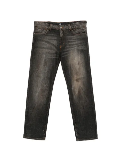 Dolce & Gabbana Pre-Owned 2000s logo-patch jeans