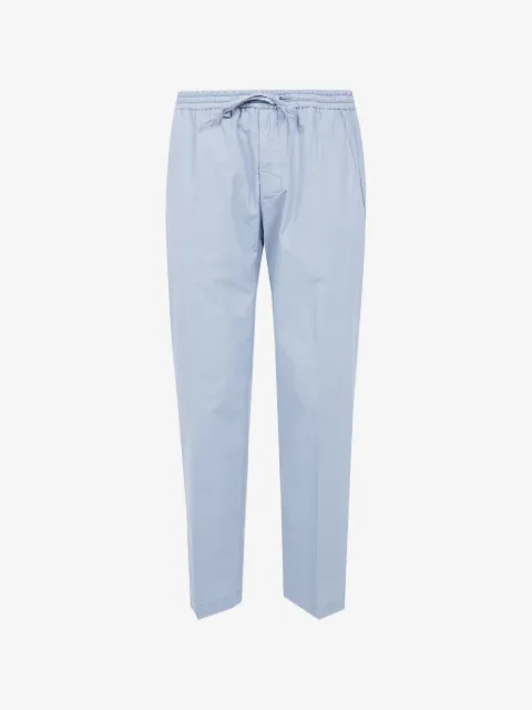 michael coal drawstring-waist loose-fit trousers