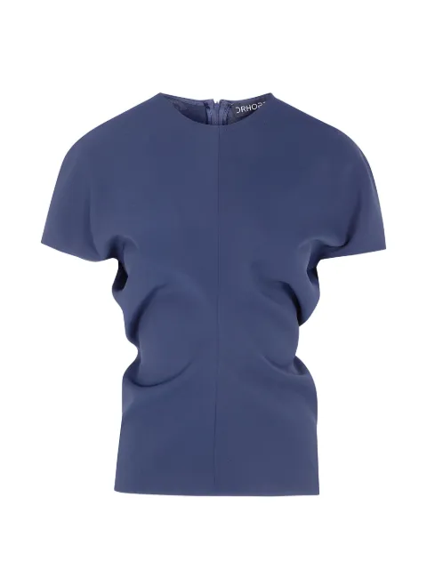 DRHOPE gathered-detail short-sleeve top