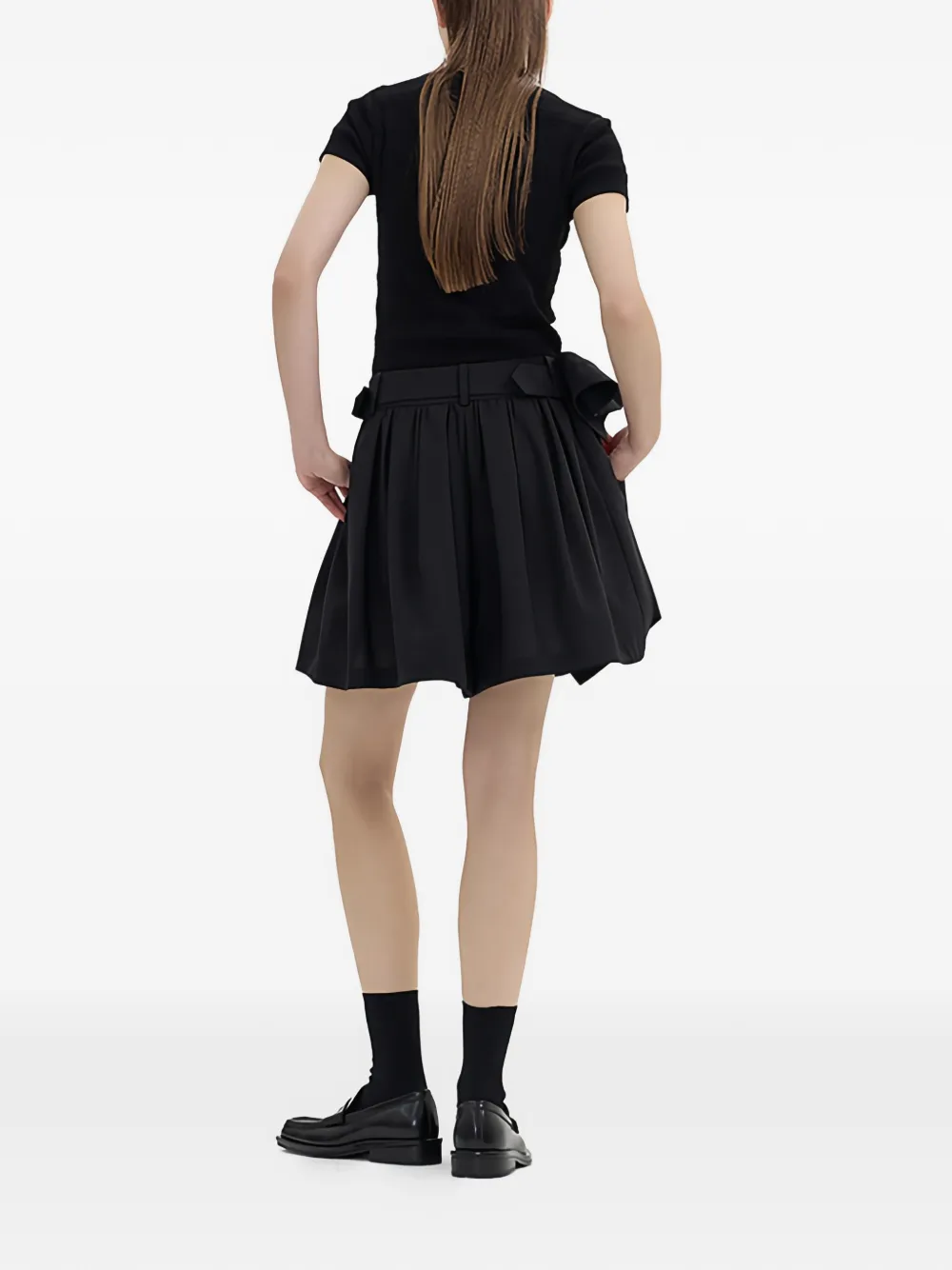 Juun.J T-shirt met boothals Zwart