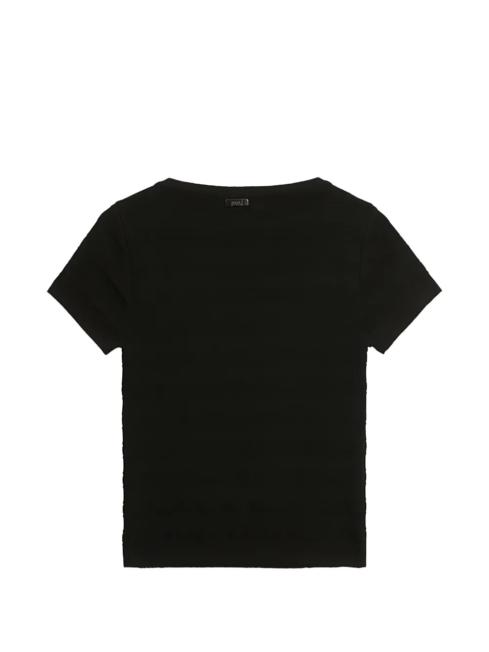 Juun.J T-shirt met boothals Zwart