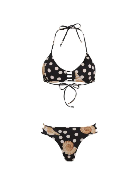 Brigitte Conjunto de biquíni Marcela com poás