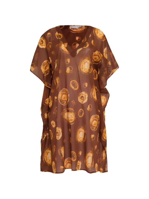 Brigitte Kaftan Duda com estampa de ágata