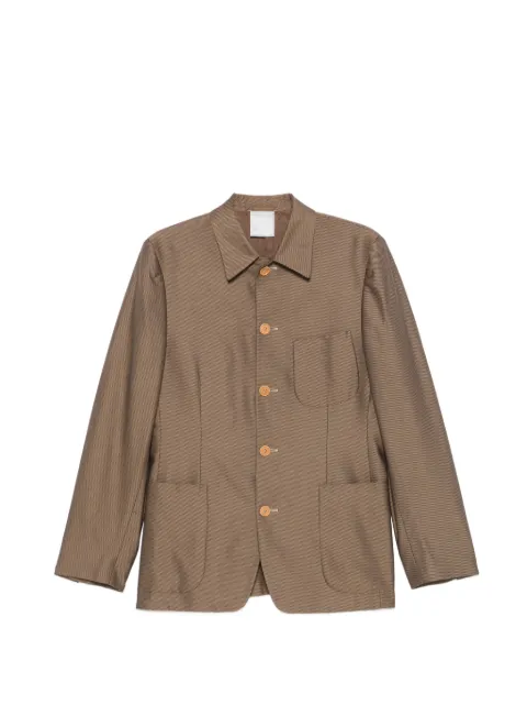 Romeo Gigli Pre-Owned chaqueta a rayas diagonales 1999