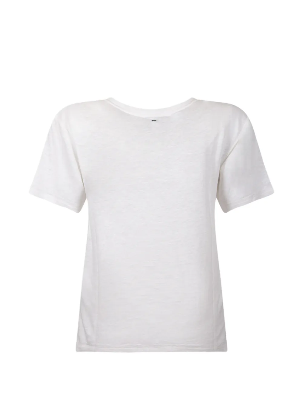Weekend Max Mara butterfly-logo boat-neck T-shirt - Weiß