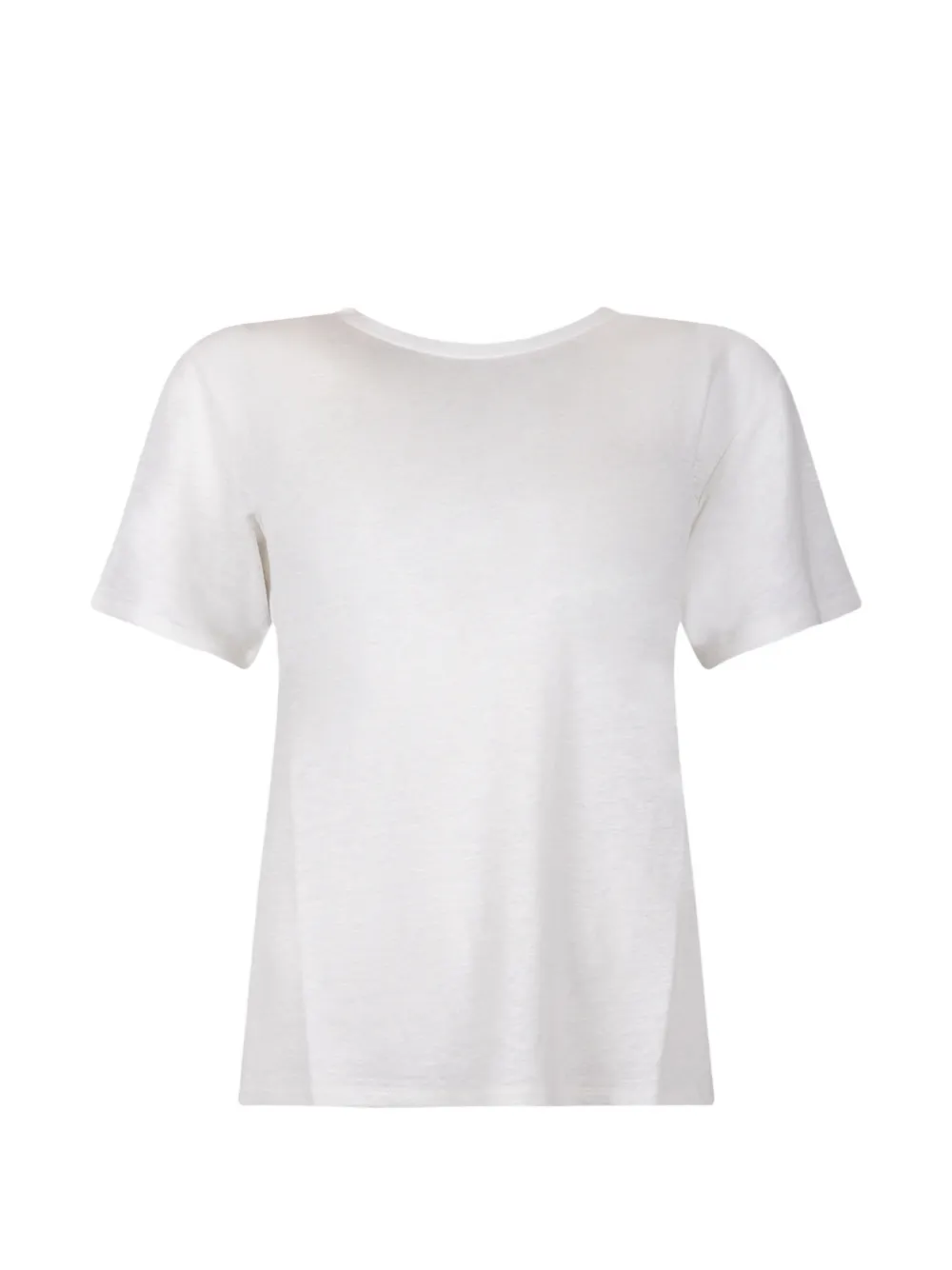 Weekend Max Mara T-shirt met vlinderlogo en boothals Wit