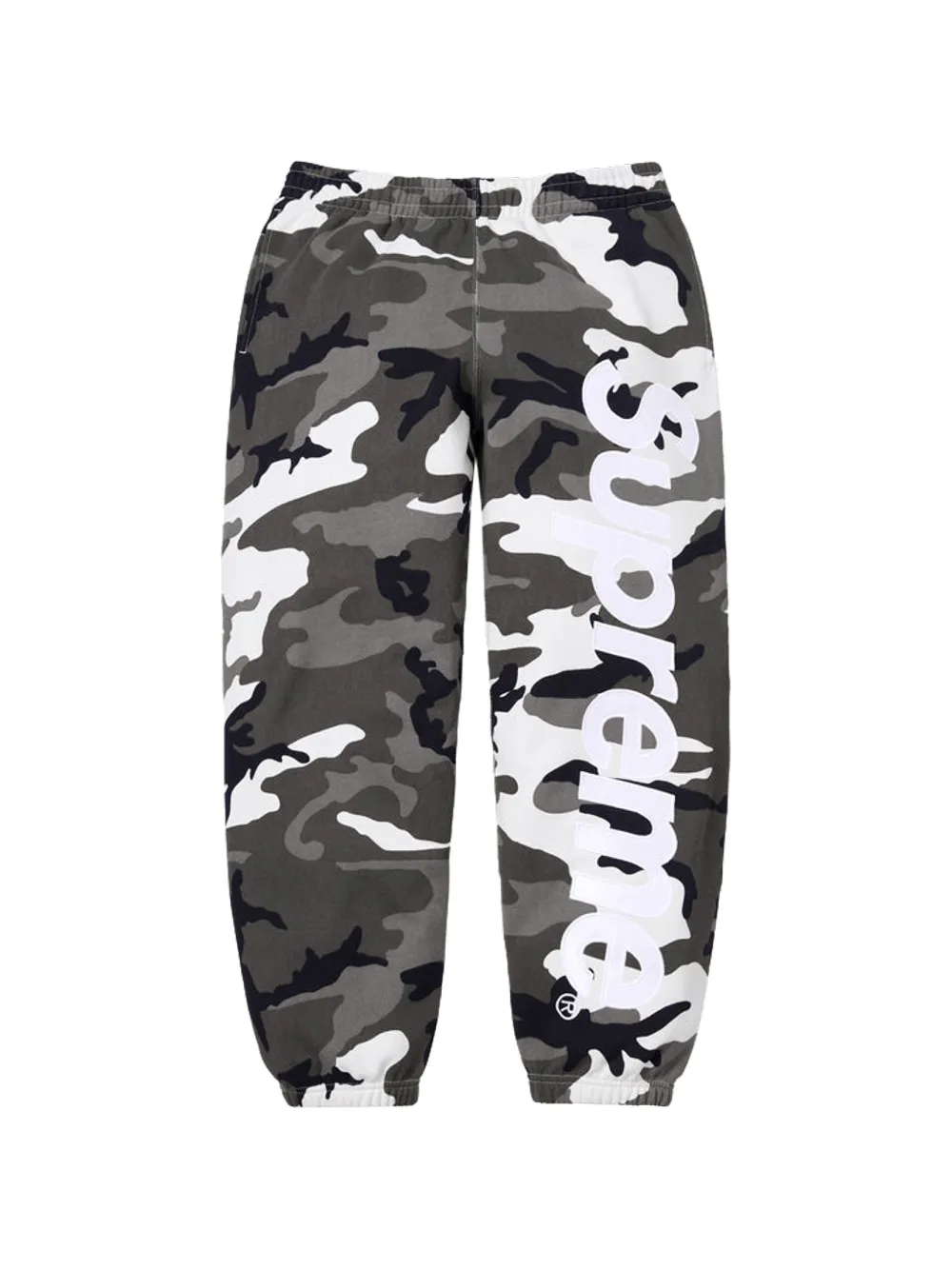Supreme camouflage track pants - Nero