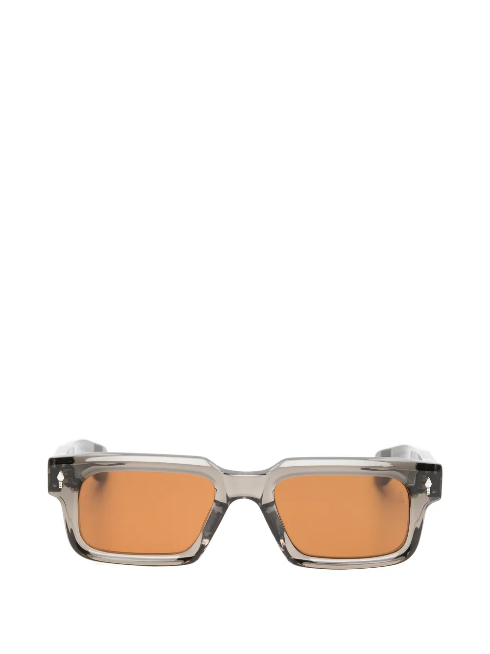 Jacques Marie Mage Last Frontier Belvedere rectangle-frame sunglasses - Grigio