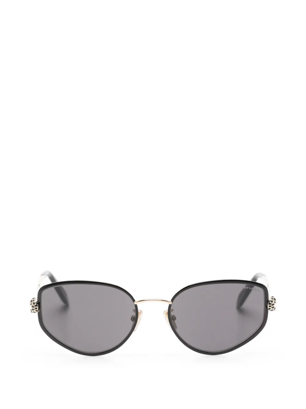 Bvlgari Occhiali da sole Serpenti geometrici - Oro