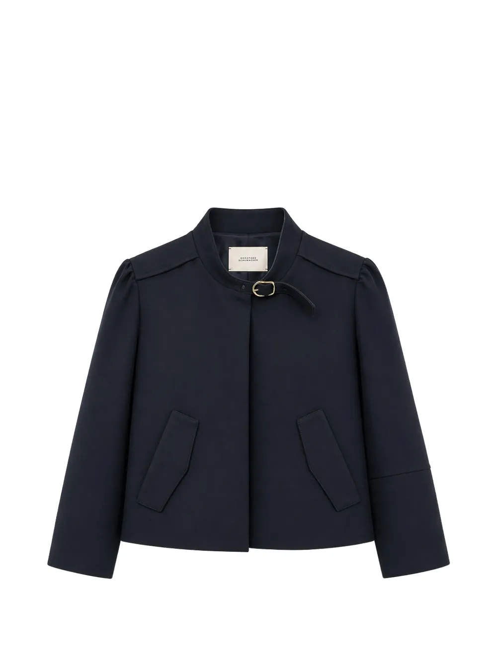 Dorothee Schumacher buckle-collar jacket - Blau