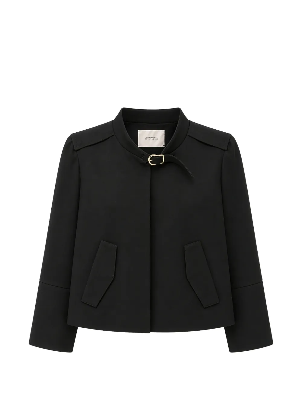 Dorothee Schumacher buckle-fastening jacket - Nero