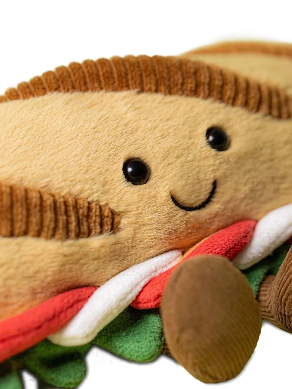 Jellycat Amuseables Caprese Baguette knuffel Beige