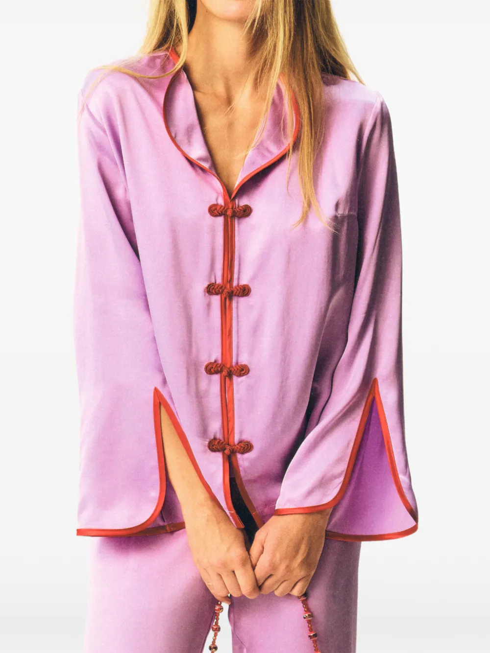 Sleeper Louis Chinoiserie pyjama Paars