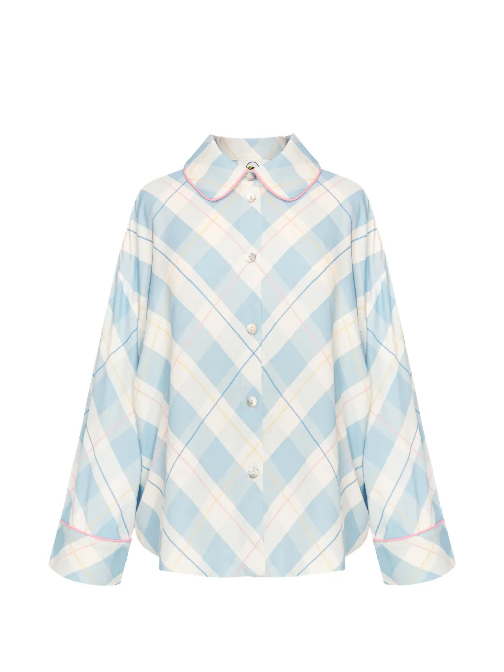 Sleeper Pastelle Oversized-Hemd - Blau