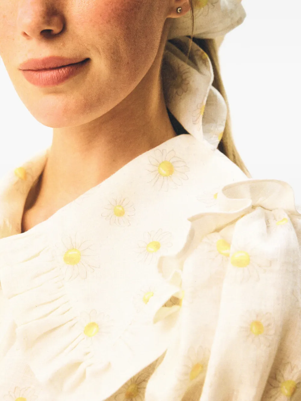 Sleeper Puff linnen loungewear blouse Beige
