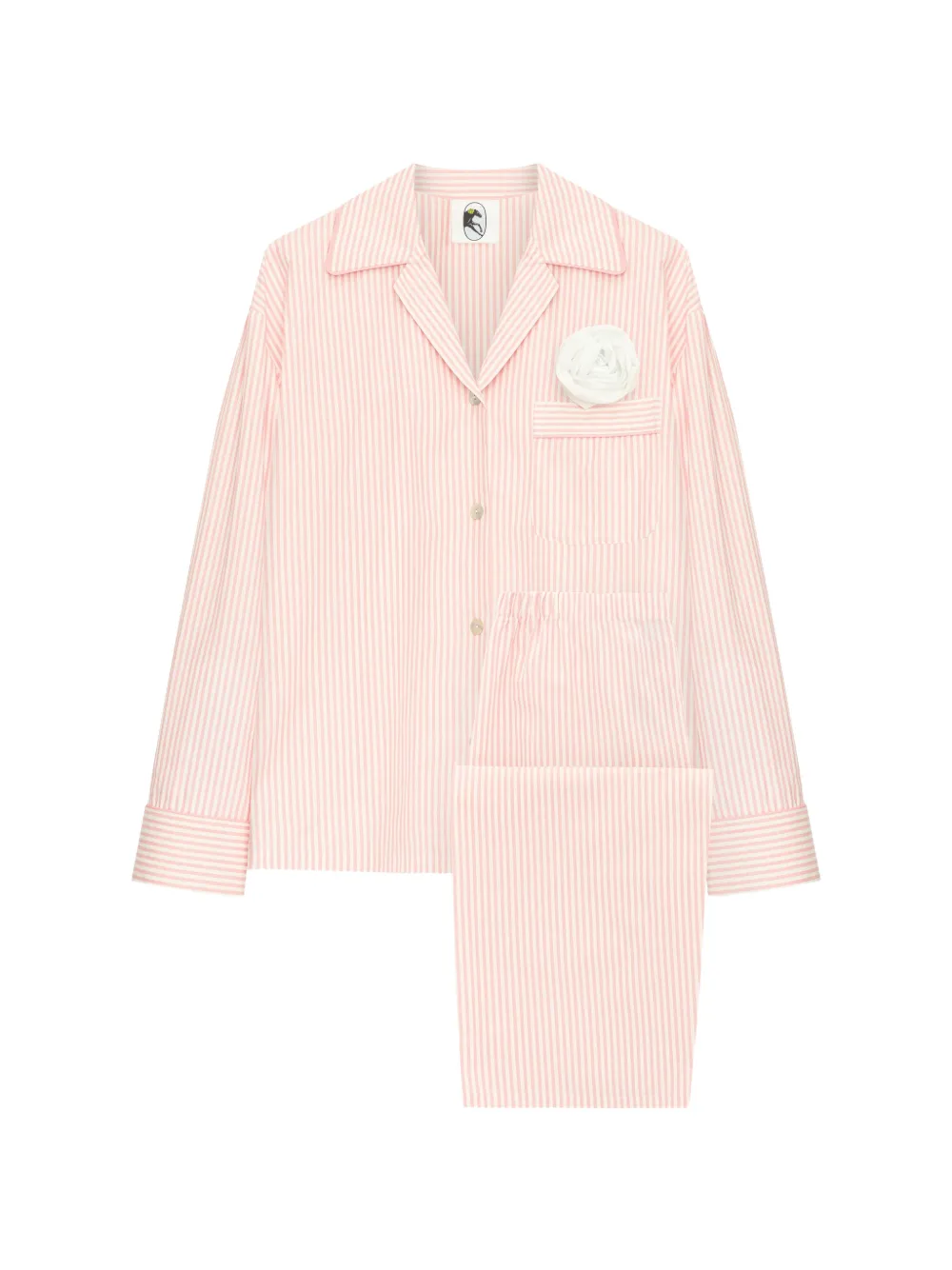 Sleeper Rose striped pajama set - Rosa