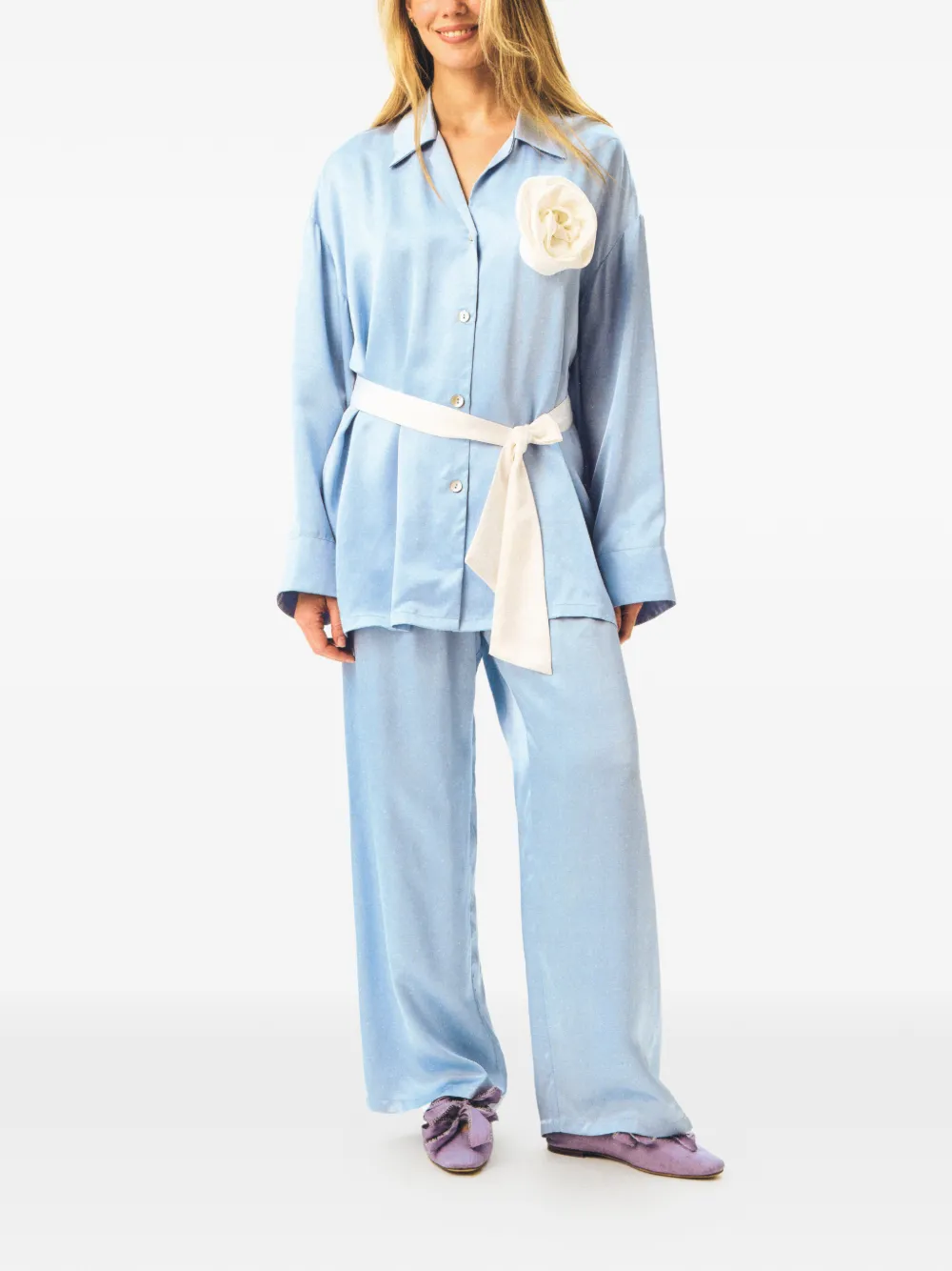  Sleeper Pijama The Rose Oversize - Azul 