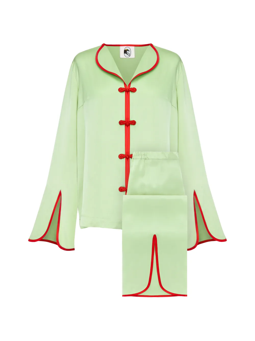 Sleeper Louis Chinoiserie pajama set - Green