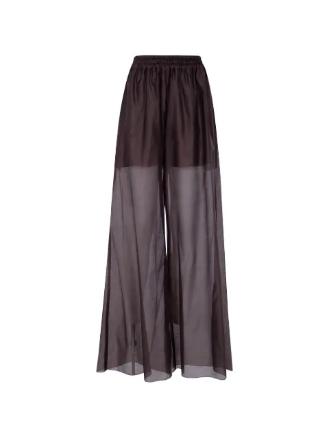 DRHOPE sheer straight-leg trousers