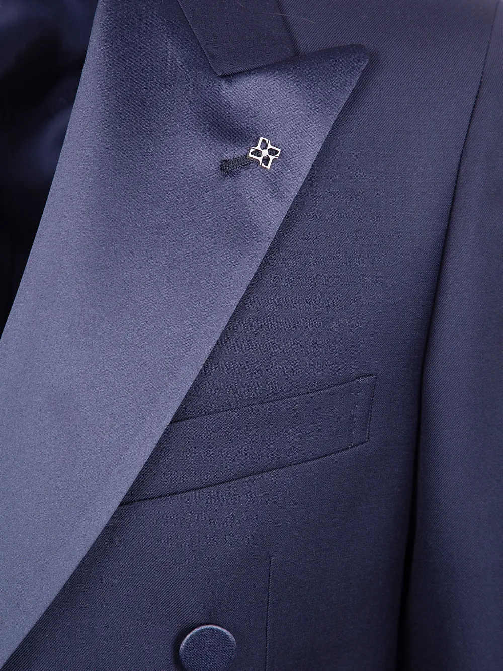 Tagliatore Pak met dubbele rij knopen Blauw