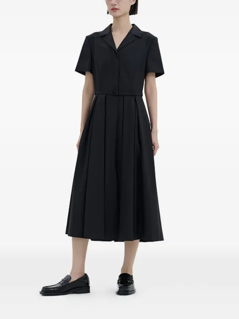 Juun.J pleated shirt dress