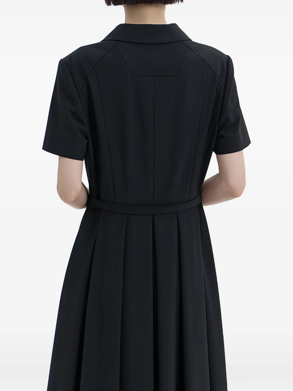 Juun.J Geplooide shirtjurk Zwart