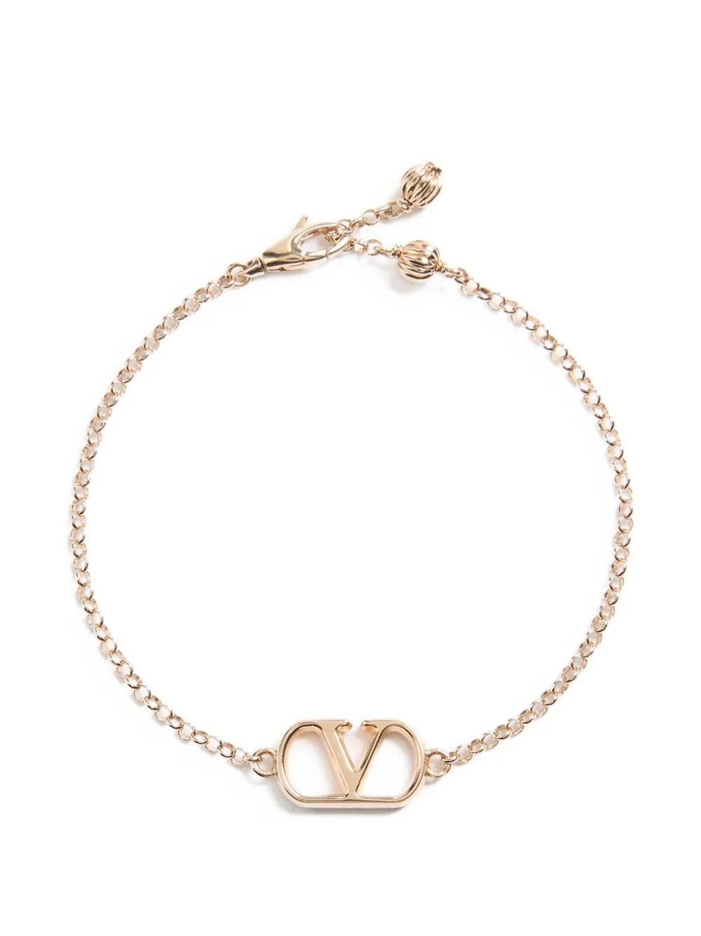 Valentino Garavani Bracciale VLogo in metallo - Oro