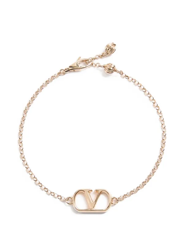 Valentino Garavani Vロゴ シグネチャー ブレスレット | ゴールド 