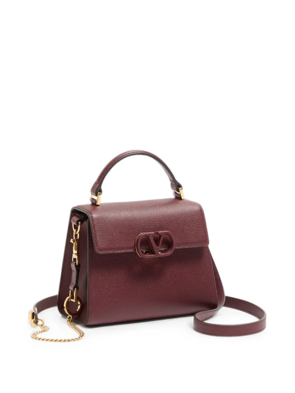 Valentino Garavani Leren shopper Rood