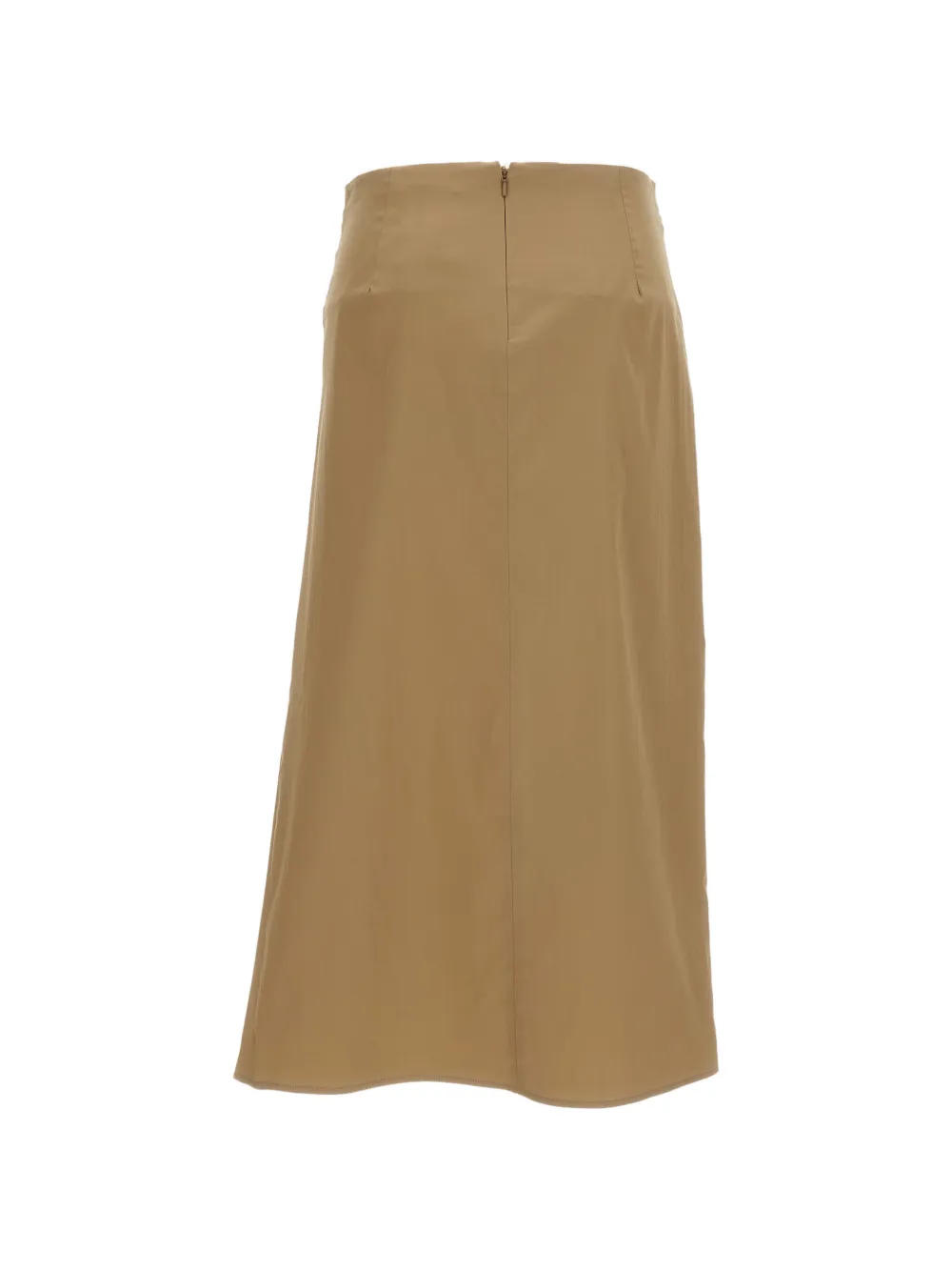 Max Mara Mampaggi midi-rok met geknoopt detail Bruin