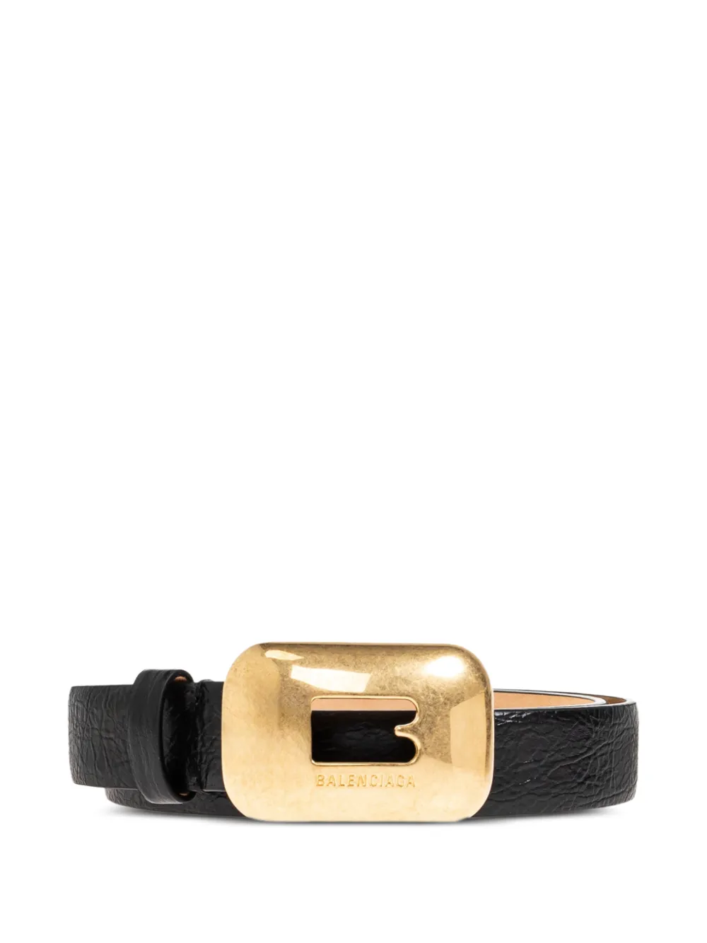 Balenciaga Leren riem Zwart