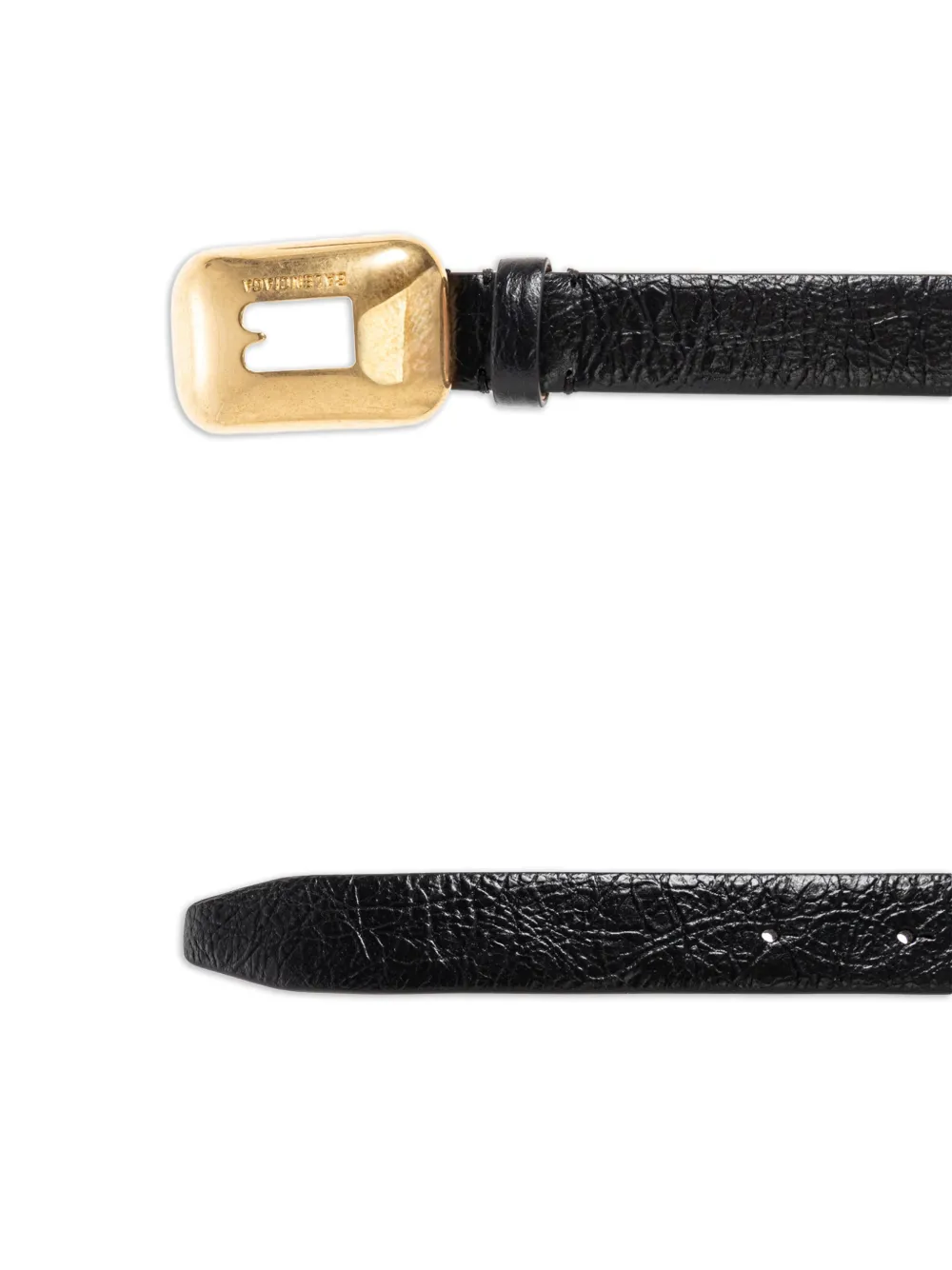 Balenciaga Leren riem Zwart