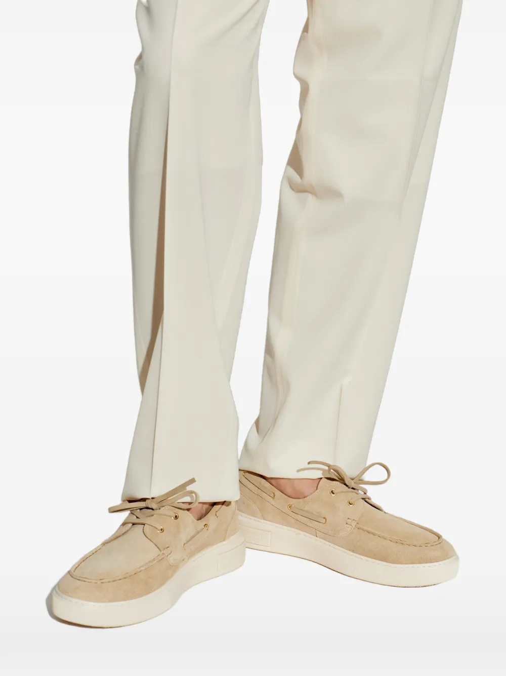 Bally Lift suède bootschoenen Beige