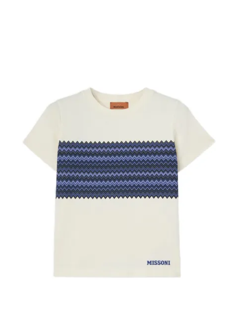 Missoni Kids zigzag-print T-shirt