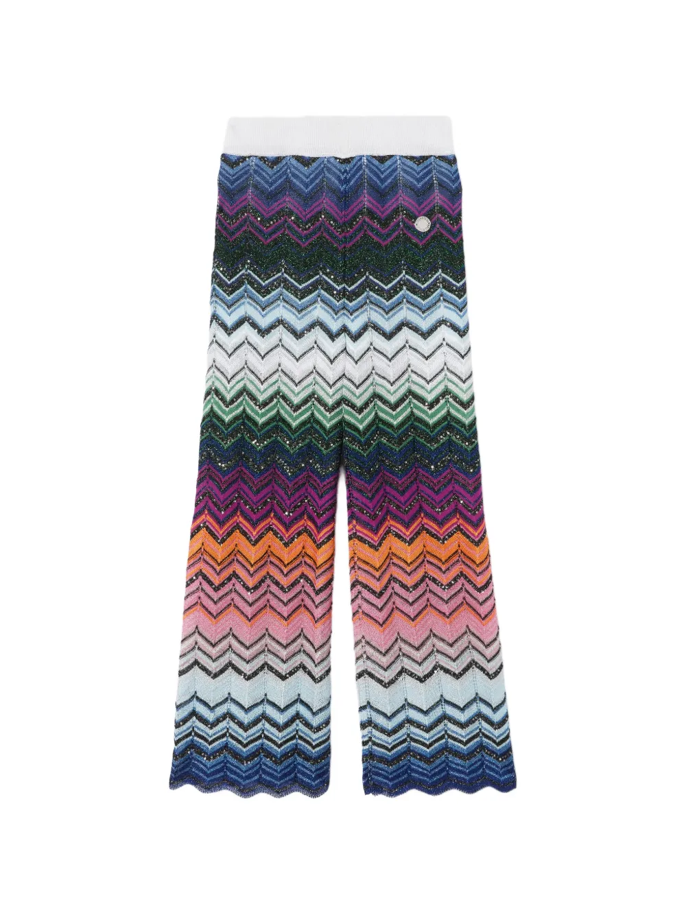 Missoni Kids Pantaloni con paillettes - Blu