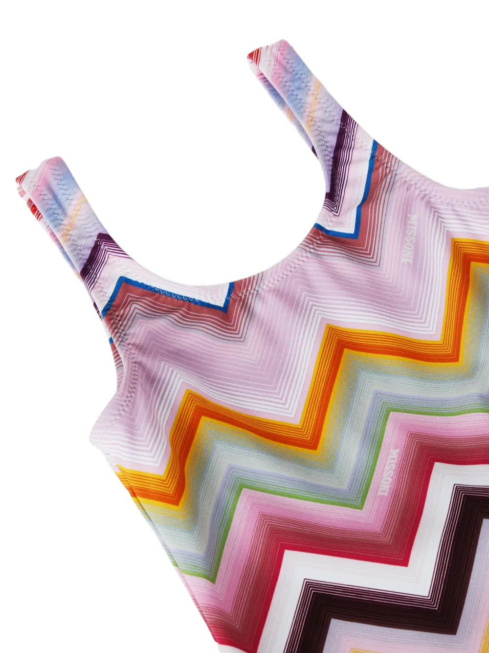 Missoni Kids Badpak met zigzagprint Roze