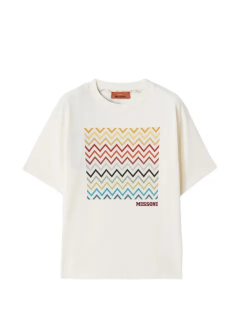 Missoni Kids zigzag-print T-shirt