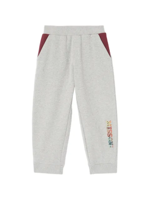 Missoni Kids logo-embroidered contrast-panel track pants