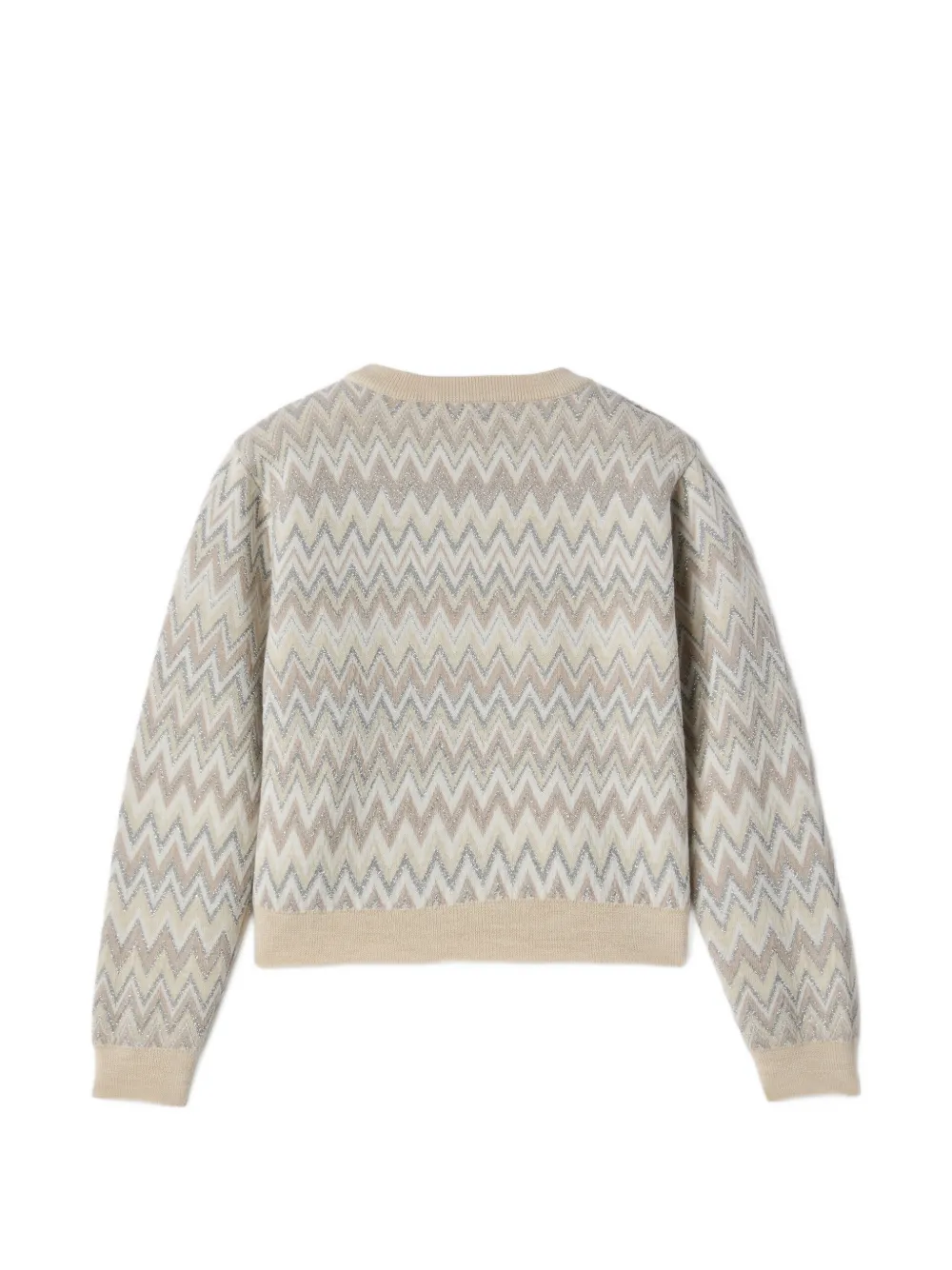 Missoni Kids Trui met zigzagpatroon Beige
